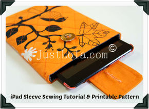 Sew a Quilted Sleeve for your iPad Mini! – Free Pattern + Tutorial