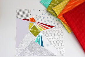 A Beautiful Paper Pieced Hummingbird Quilt Block – Sew and Sell