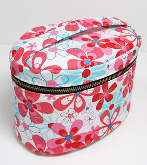 Zippered Oval Vanity Bag – Multi-size