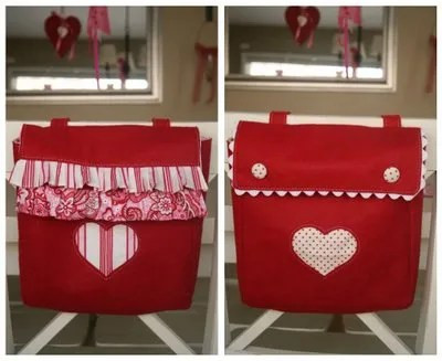 Valentine Chair Back Bag Sewing Pattern