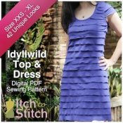 Itch to Stitch Digital Sewing Pattern Ad Idyllwild 2 300 x 300