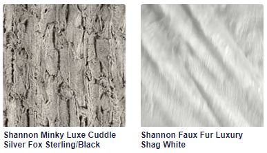 Shannon silver lux minky fabrics