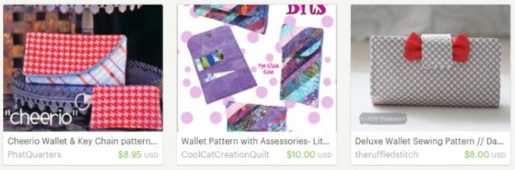 wallet patterns to sew