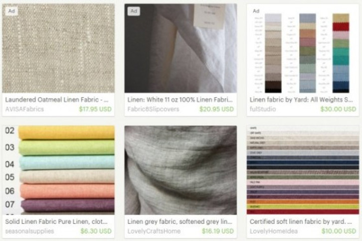 linen fabric – Etsy