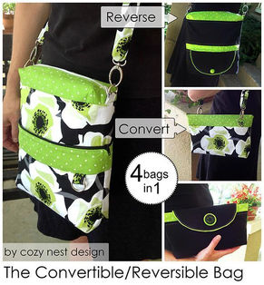 Convertible Reversible 4-in-1 Bag – Sew and Sell