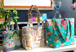 Discover the Stylish and Functional Designs in Sewspire's Multi-Style Market Tote Bag Pattern Collection