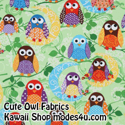 Cute Owl Fabrics