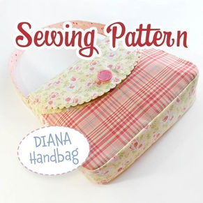 The Pretty Diana Handbag – PDF Sewing Pattern + Choosing the Right Sewing Machine Needles