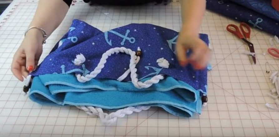 Towel Beach Bag Sewing Tutorial