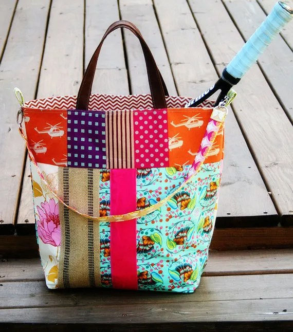 Sew an Extra Large Tennis Tote!