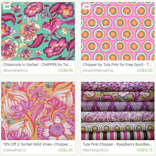 chipper tula pink fabric