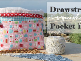 How to Sew a Quilted Drawstring Bucket Bag