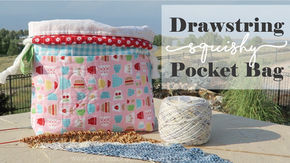 How to Sew a Quilted Drawstring Bucket Bag