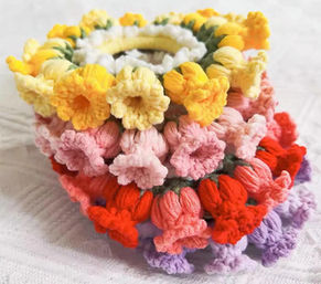 Bloom Your Style: Floral Scrunchie Crochet Pattern