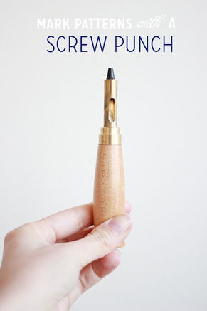 How to Mark Your Patterns with a Screw Punch