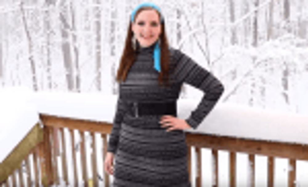 Sew a Turtleneck Sweater Dress Sewing Tutorial