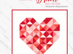 Stitches from the Heart – Free Valentine’s Day Quilt Pattern (PDF) + Video 