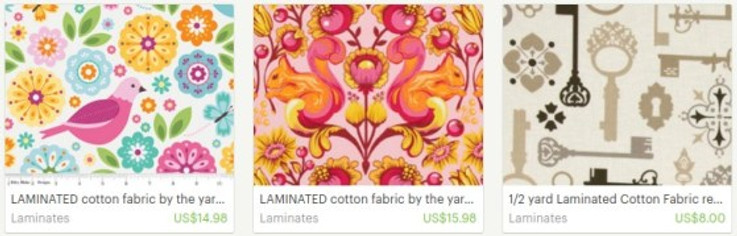 oilcloth cotton for sewing bags