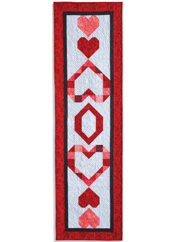 Chain of Hearts Quilt for Valentine’s Day