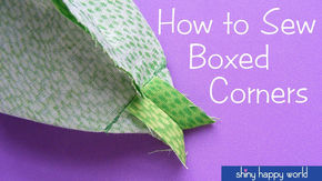 One of the Best FREE Tutorials for Sewing Bag Corners