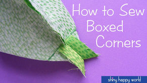 One of the Best FREE Tutorials for Sewing Bag Corners