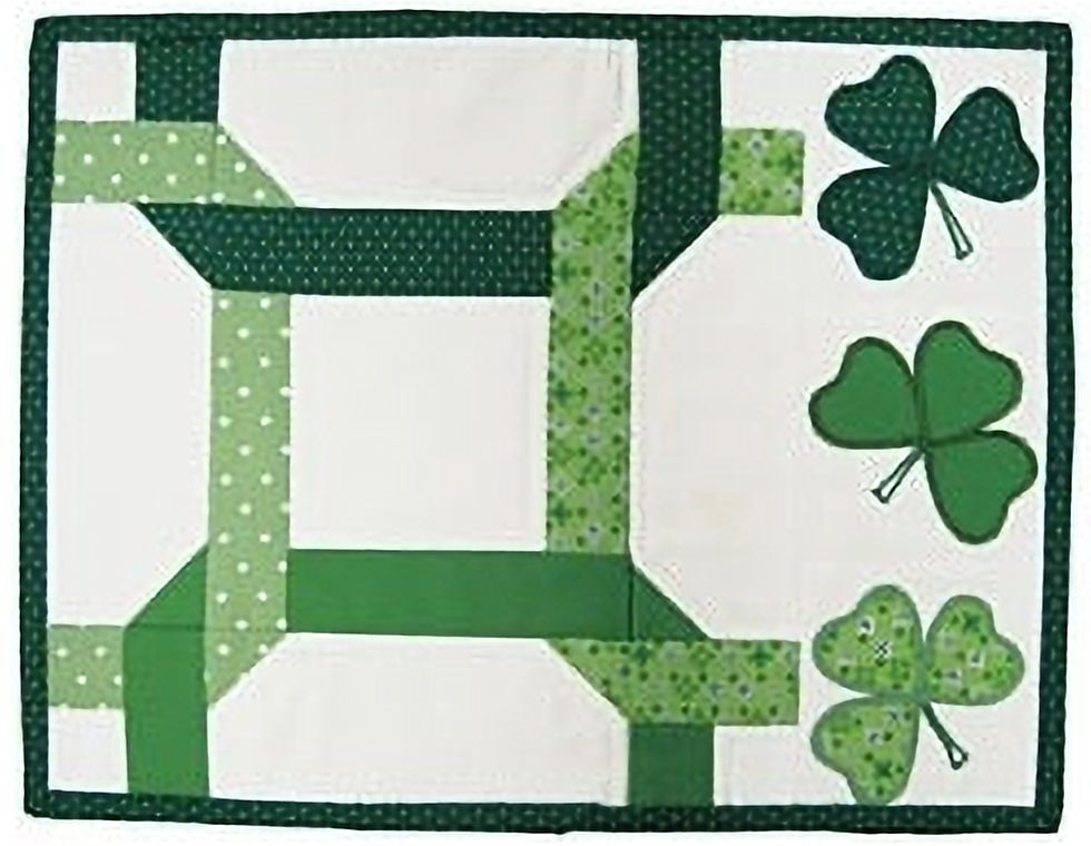 St. Patrick’s Day Shamrock Candle Mat – Instant PDF Pattern