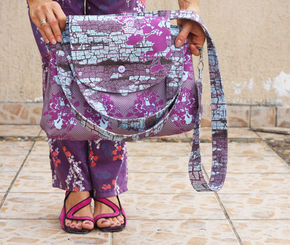 Spoonflower Birdy Bag – Free Sewing Pattern + Tutorial