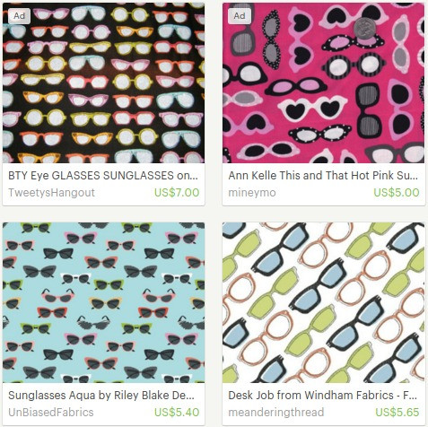 sunglasses fabric to sew sunglasses and eyeglasses cases
