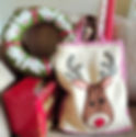 Christmas Reindeer Tote Bag Sewing Tutorial and Applique Pattern
