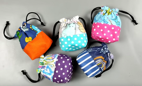 How to Sew a Cute Mini Drawstring Pouch
