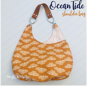 The Ocean Tide Shoulder Bag - Sew and Sell - Multi-size