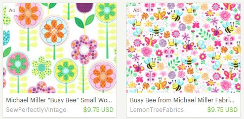 busy bees michael miller fabrics
