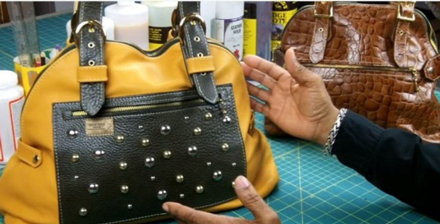 How to Make a Leather Bucket Bag Part 1 of 4