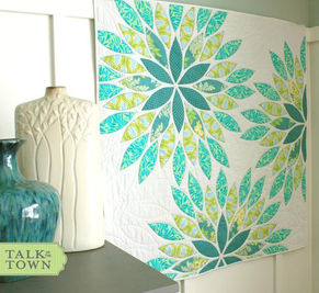 Sea Glass Quilt – PDF Applique Quilt Pattern by Talk of the Town