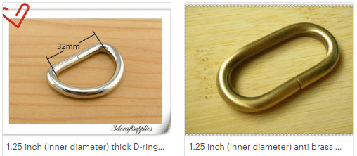 d rings and handbag hardware