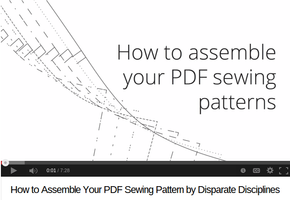 How to Print and Assemble Your PDF Sewing Patterns