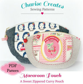 Sweet + Curvy Macaroon Pouch – Multi-size PDF Pattern