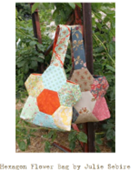 Hexagon Flower Bag Sewing Tutorial