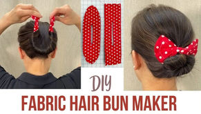 How to Sew a Hair Bun Wrap - Free Video Tutorial
