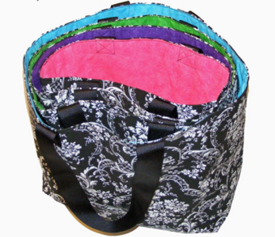 Nesting Shopping Totes Digital Sewing Pattern from Gaila Designs