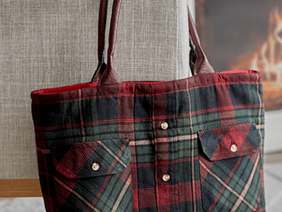 Sew The Shirt Tale Tote - A Free PDF