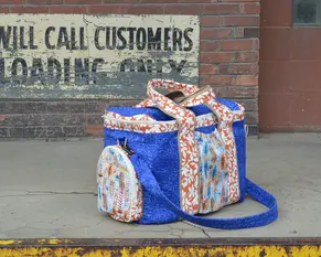 Learn How to Sew This Huge Zip-Around Travel Bag