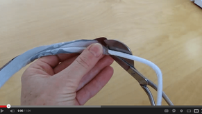 How to Turn Through a Corded Rouleaux Purse Strap
