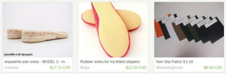 All Categories Craft Supplies & Tools Kits Sewing & Needlecraft Fiber Arts Refine your search Item Type All Items Handmade Vintage Price $to $ Filter by Color Ordering Options In Your Favorites Accepts Etsy Gift Cards Customizable Shop Location Anywhere Canada Choose a custom location Ship To Craft Supplies & Tools Kits “shoe soles”