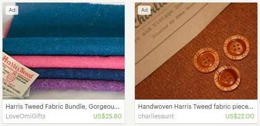 Sew Harris tweed fabric