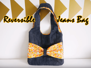 Reversible Denim Purse Sewing Video Tutorial