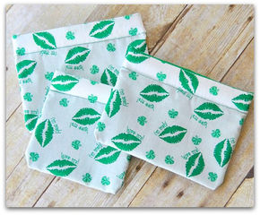 Sew Lucky Snap Pouches for St. Patrick’s Day