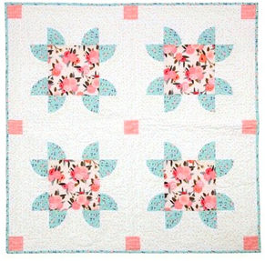 Rose Trellis Quilted Wall Hanging - Free Pattern