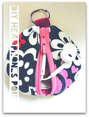 How to Sew an Earbud Keeper + Cable Tidy