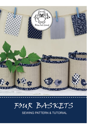 Quilted Nesting Basket Quartet